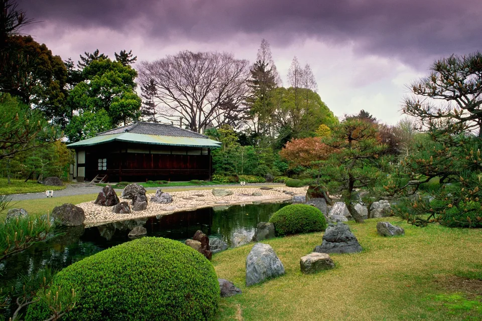 Garten Seiryuen, Schloss Nijo, Japan