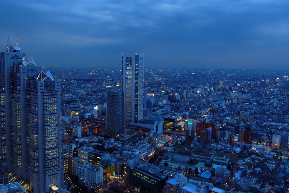 Hochhäuser in Tokio