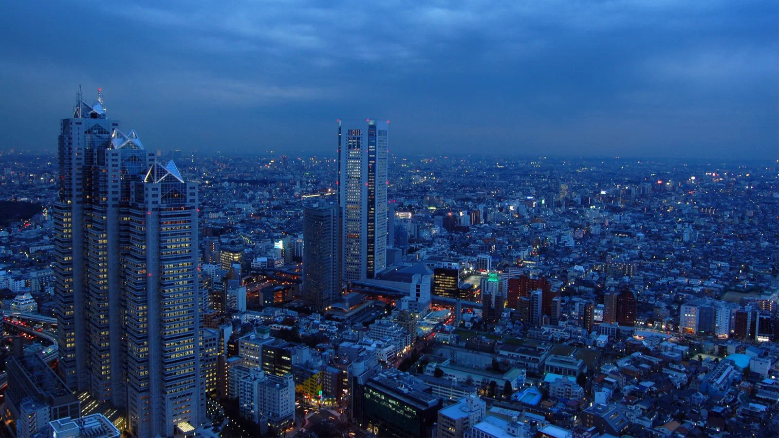 Hochhäuser in Tokio