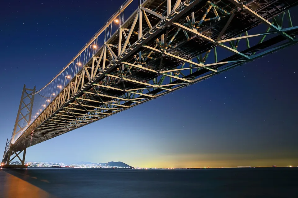 Hänge Brücke in Japan