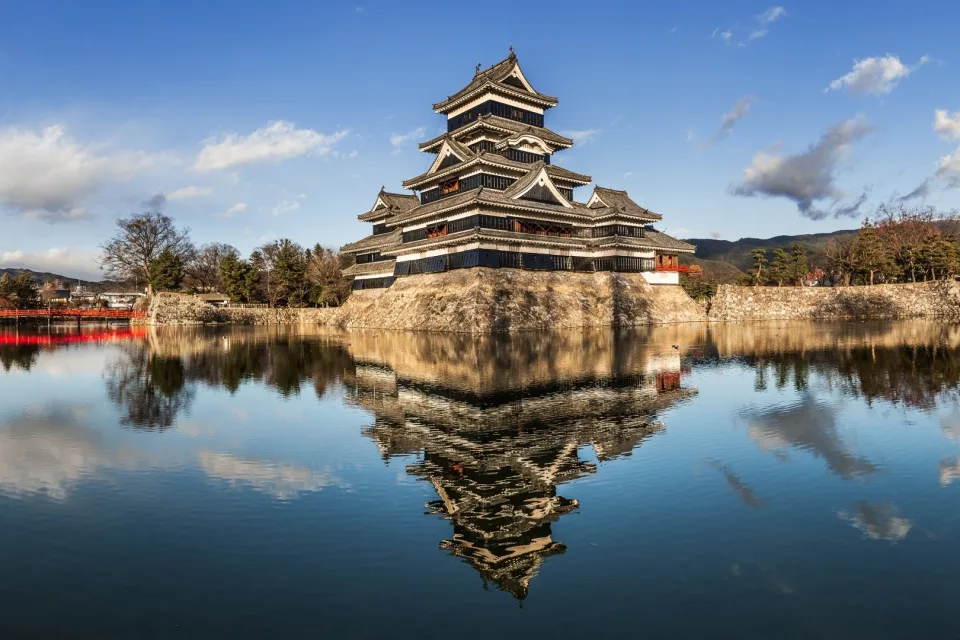 Schloss auf Wasser, Japan