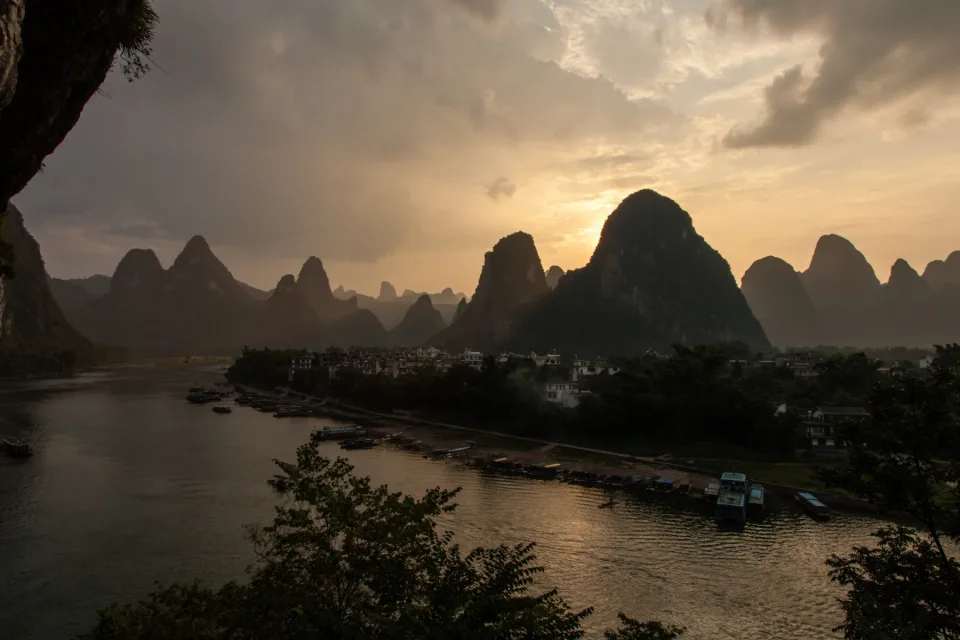 Berg Landschaft in China