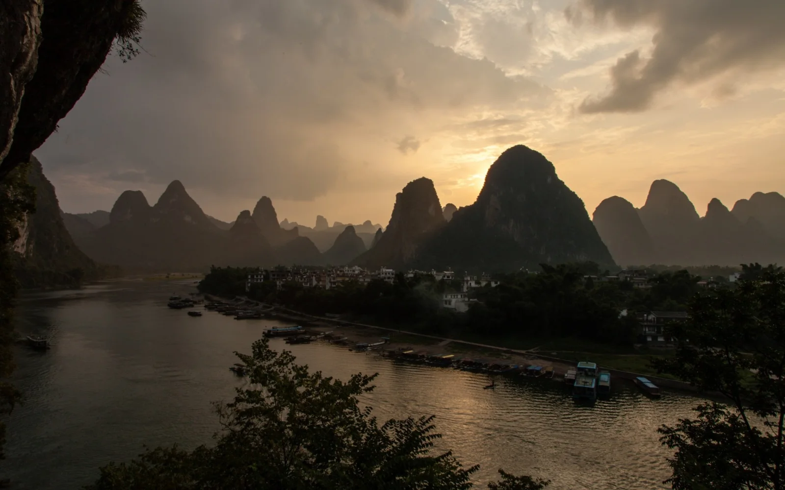 Berg Landschaft in China