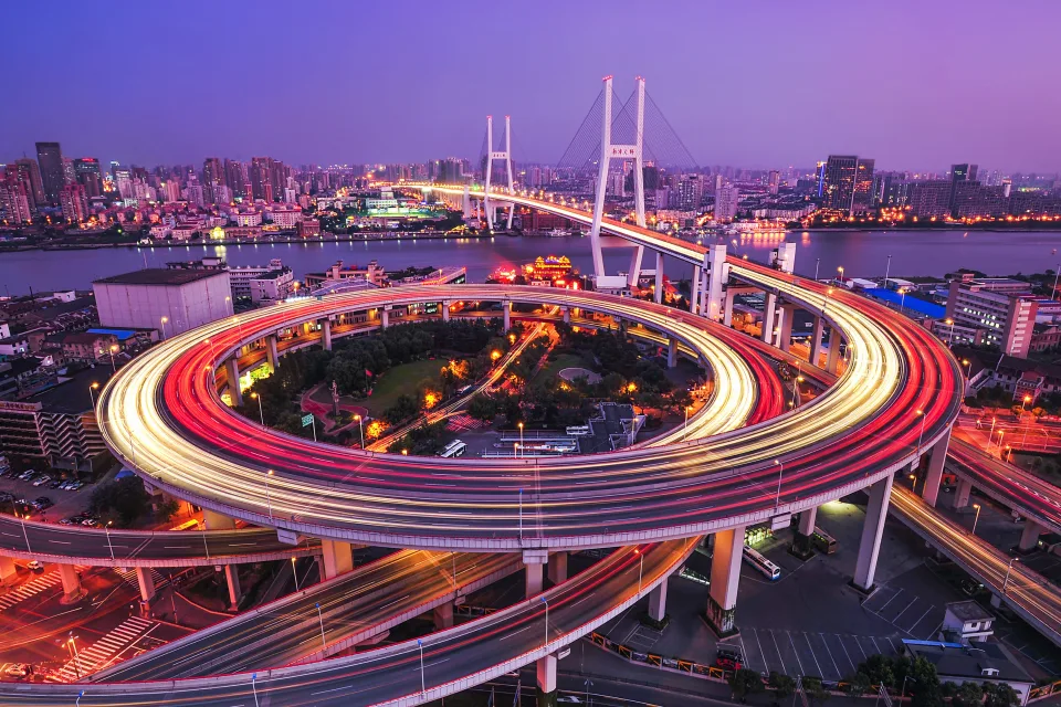 Brücke Shanghai, China Republik