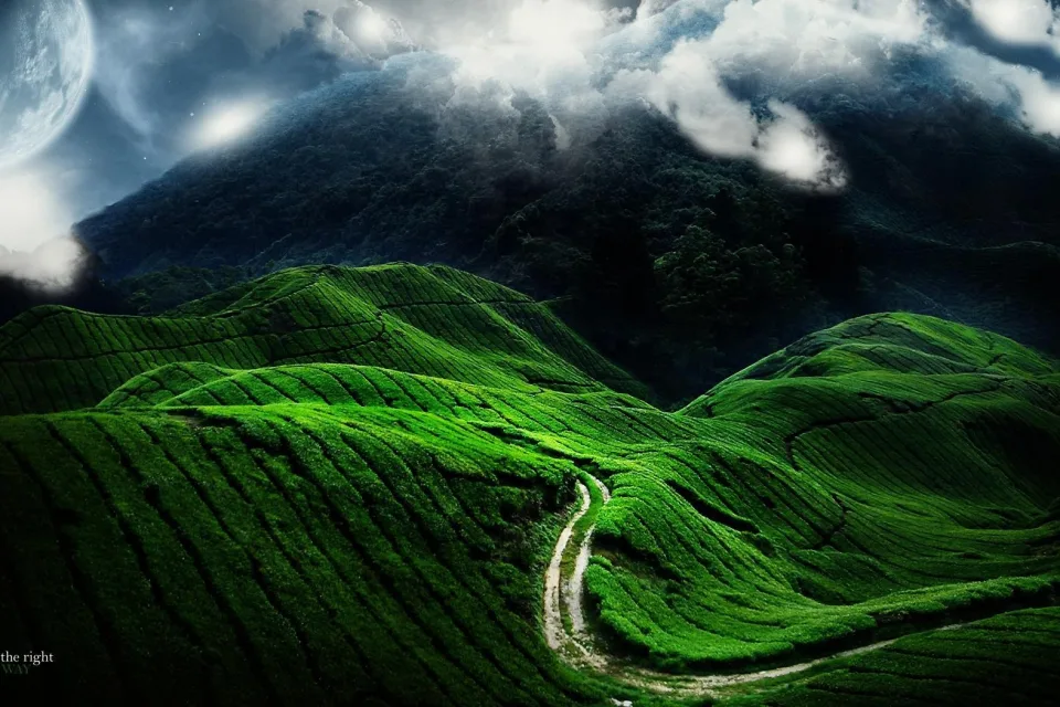 Chinesische Berglandschaft