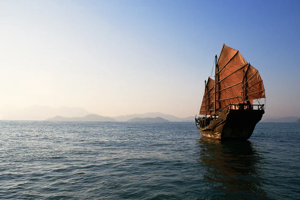 Historisches chinesisches Schiff