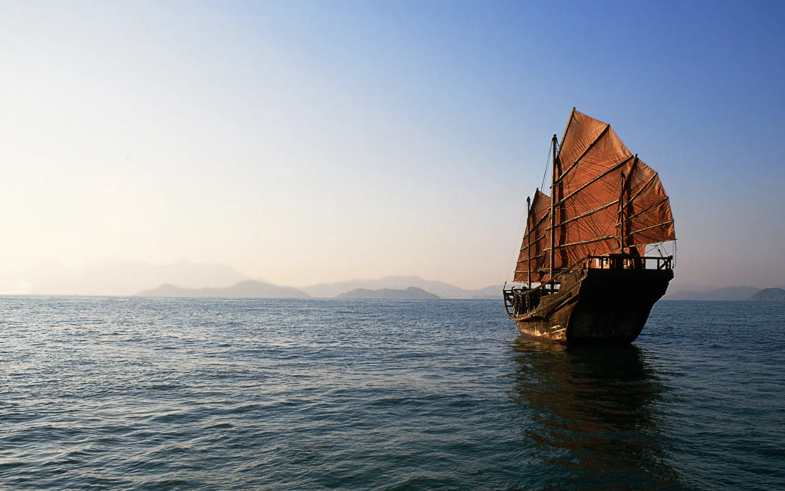 Historisches chinesisches Schiff