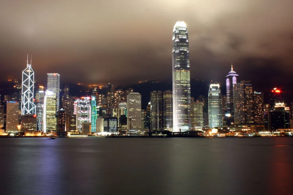 Hongkong bei Nacht