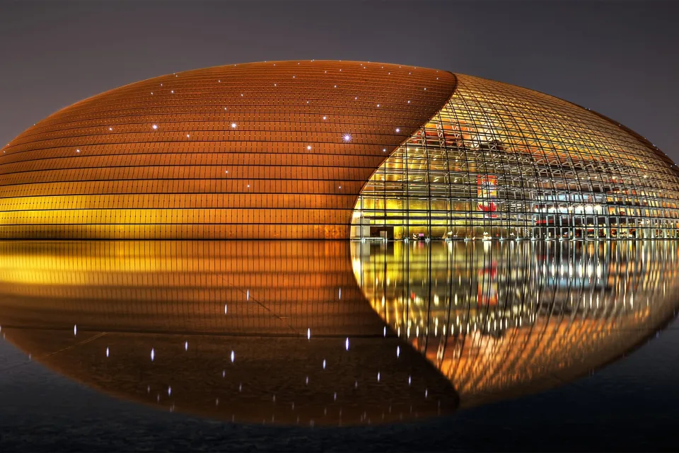 Moderne Architektur Stadion in China