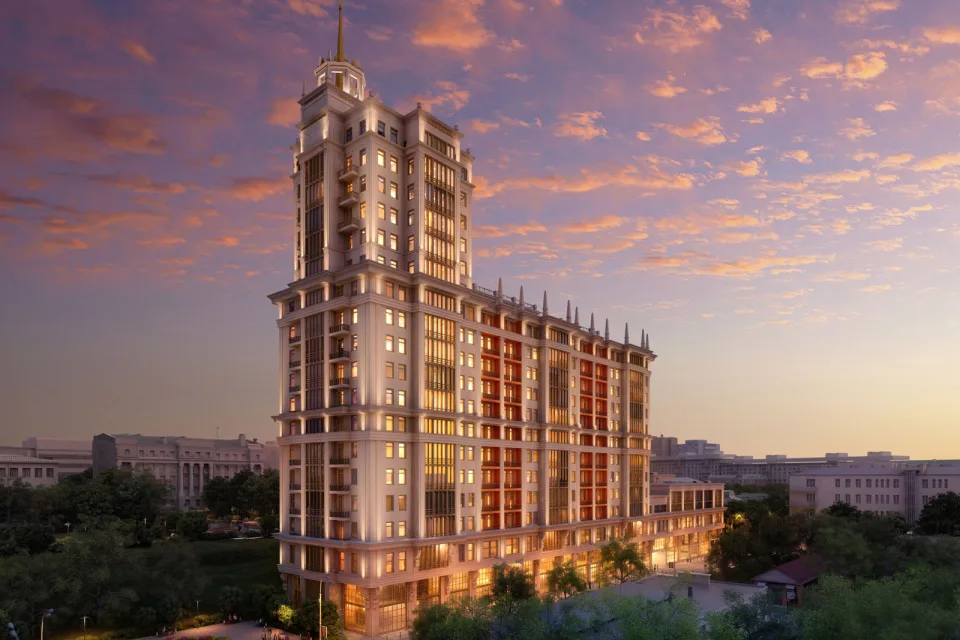 Beeindruckender Hotel in Moskau