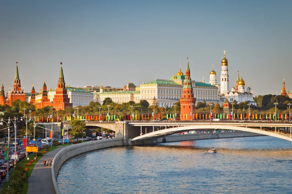 Brücke in Moskau