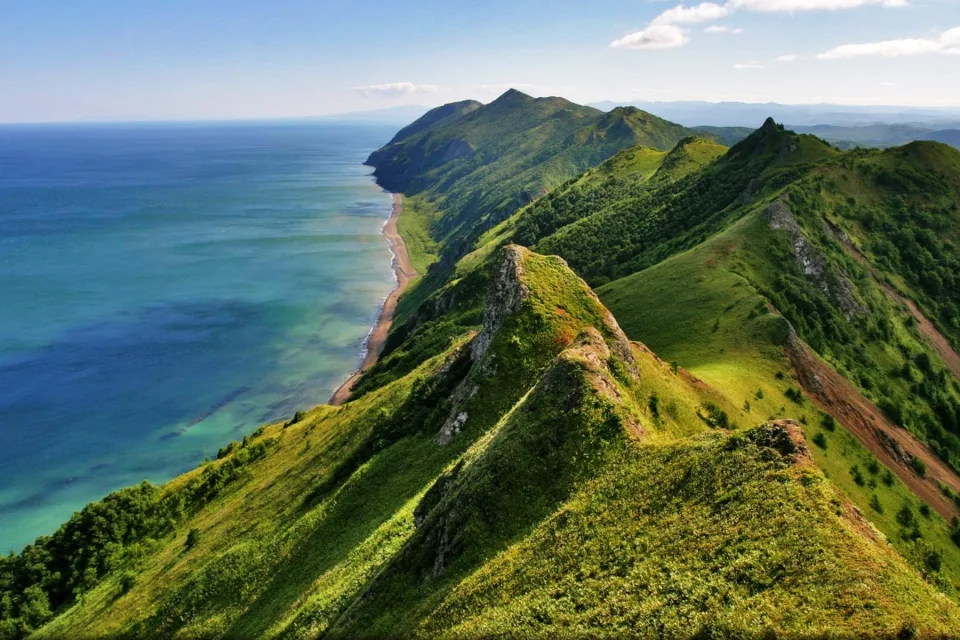 Gebirgskamm Insel Sachalin, Russland