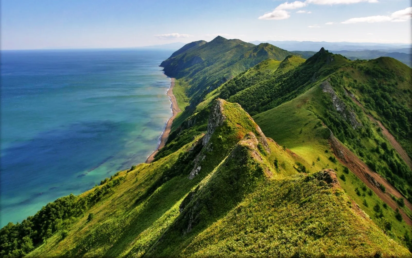 Gebirgskamm Insel Sachalin, Russland