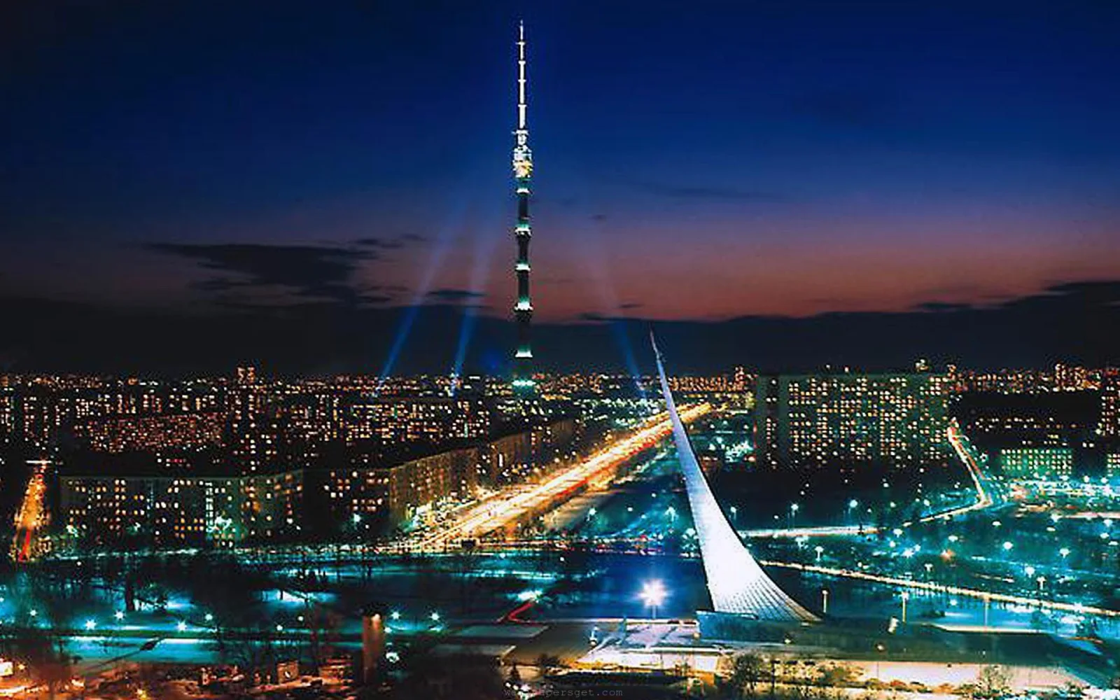Gemälde Stadt Moskau