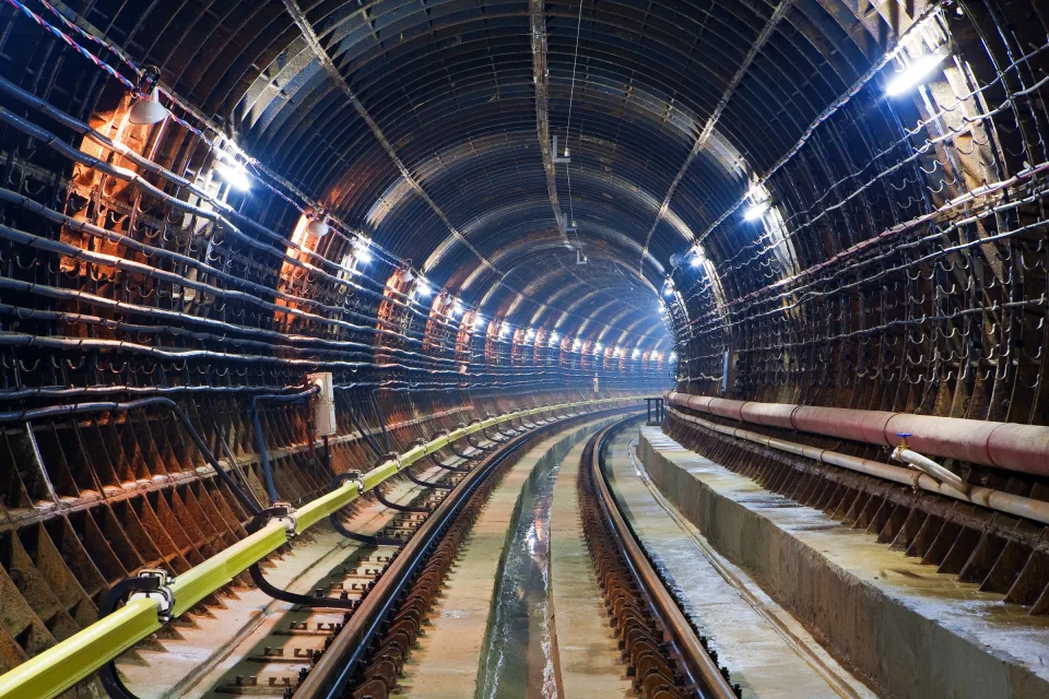 In Moskauer U Bahn