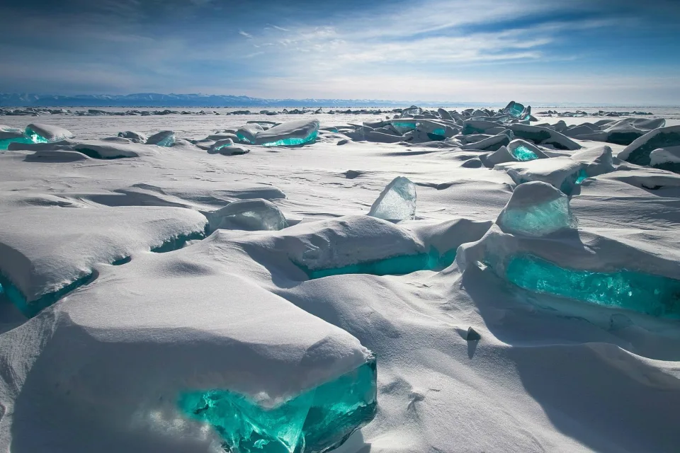Landschaft und Sehenswürdigkeiten – Eis auf Winter