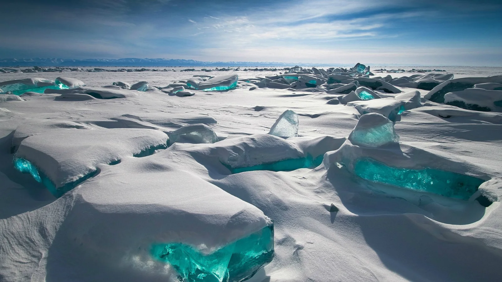 Landschaft und Sehenswürdigkeiten – Eis auf Winter