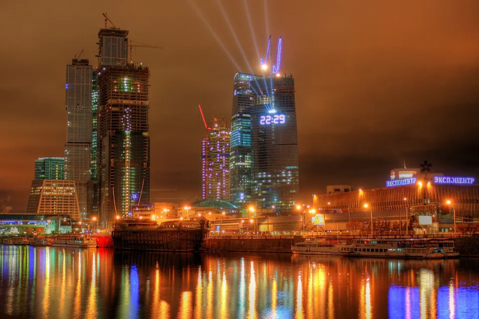 Landschaft und Sehenswürdigkeiten – Moskau schläft