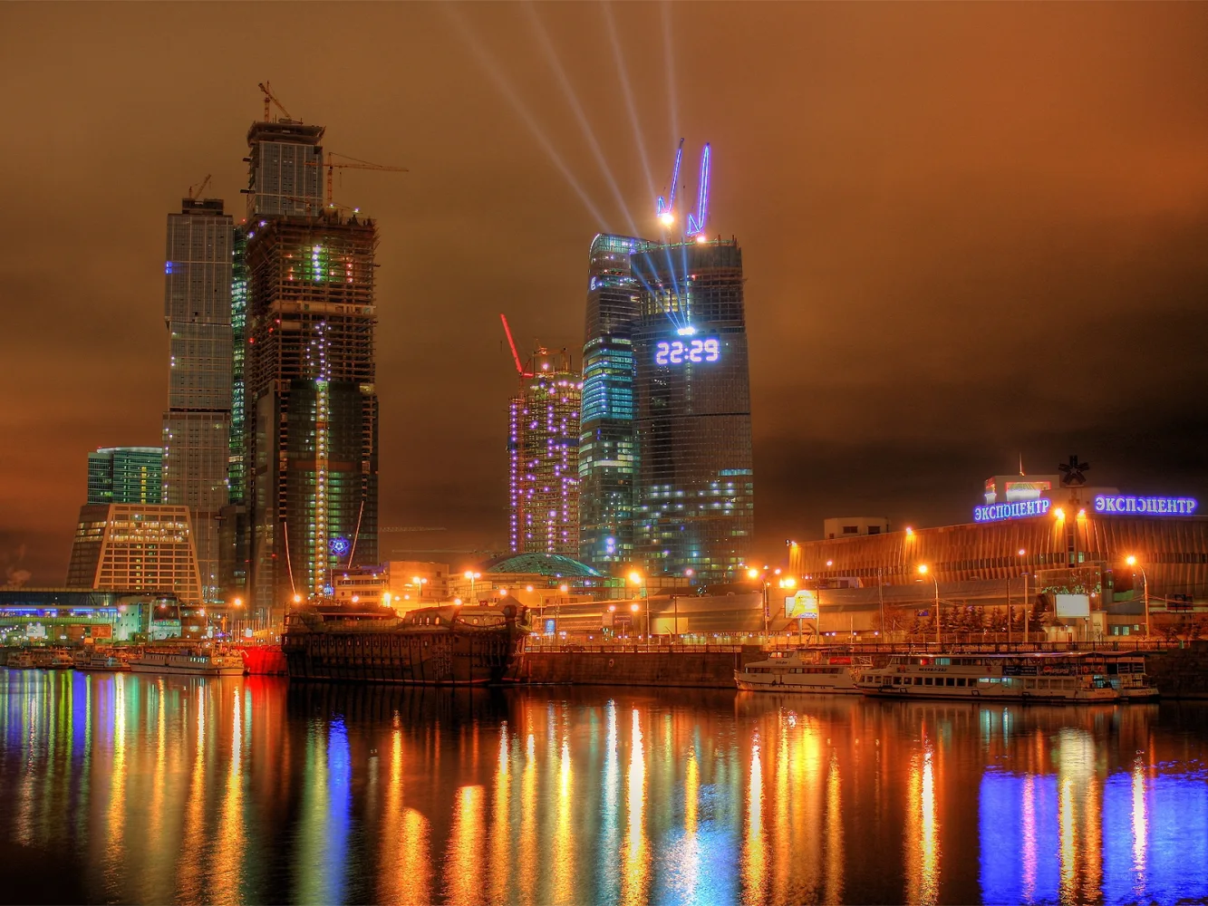 Landschaft und Sehenswürdigkeiten – Moskau schläft