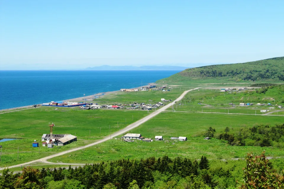 Landschaft und Sehenswürdigkeiten – Panorama, Sachalin. Russland