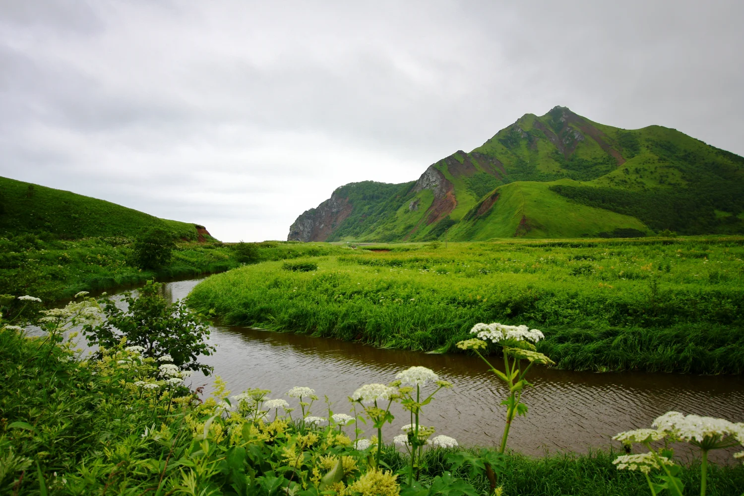 Malerische Natur Stadt Sachalin Russland
