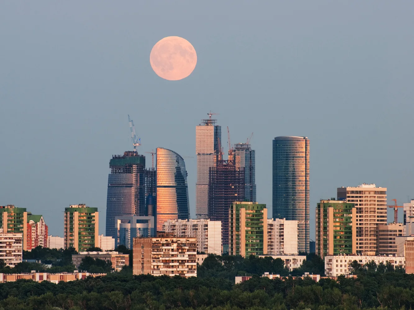 Mond Tag in Moskau