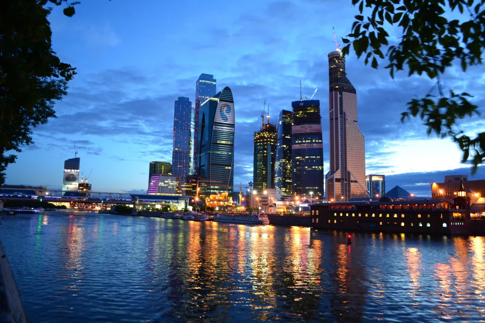 Moskau bei Nacht