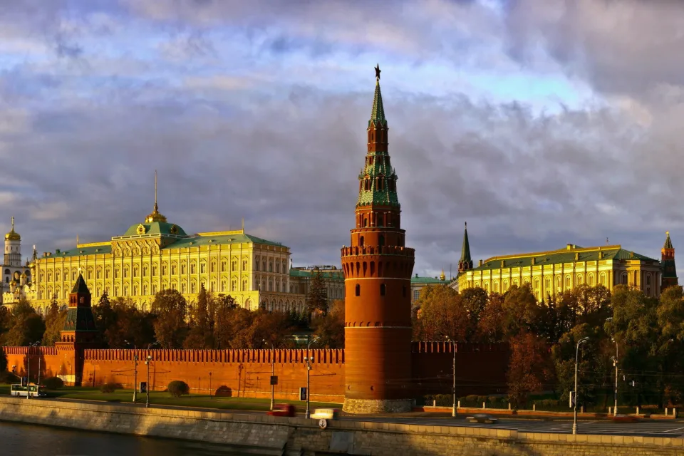 Rote Mauer in Moskau
