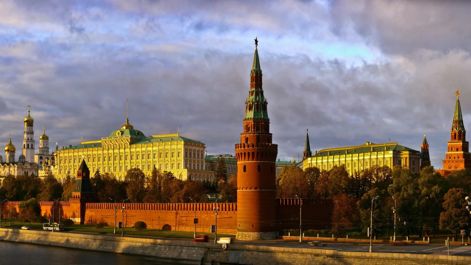 Rote Mauer in Moskau
