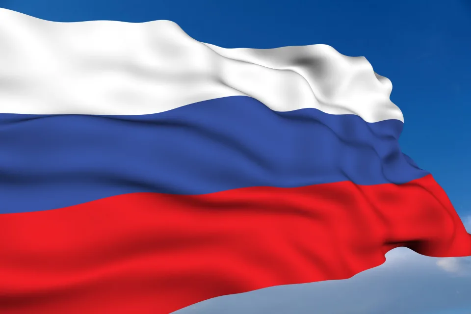 Russischer Flagge