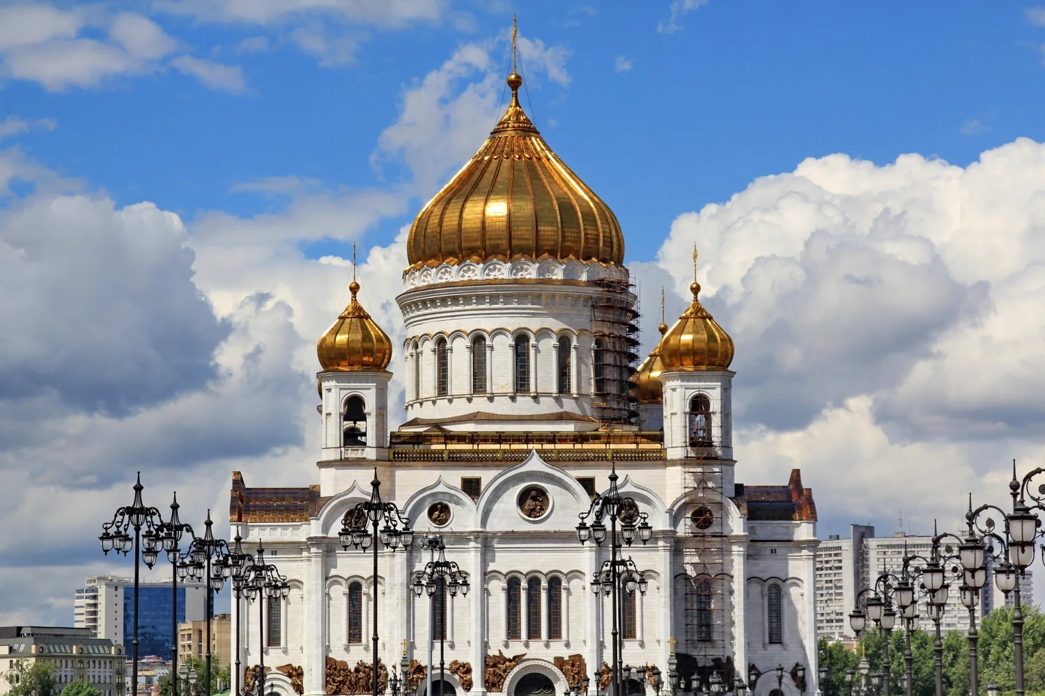 Schöner Christ Erlöser Kathedrale in Moskau, Russland