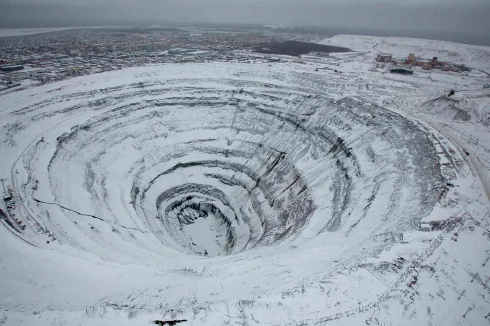 Stadtansicht in Russland