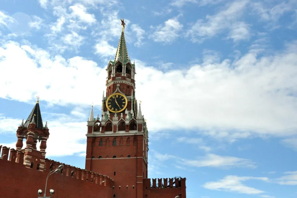 Uhr Kreml in Moskau