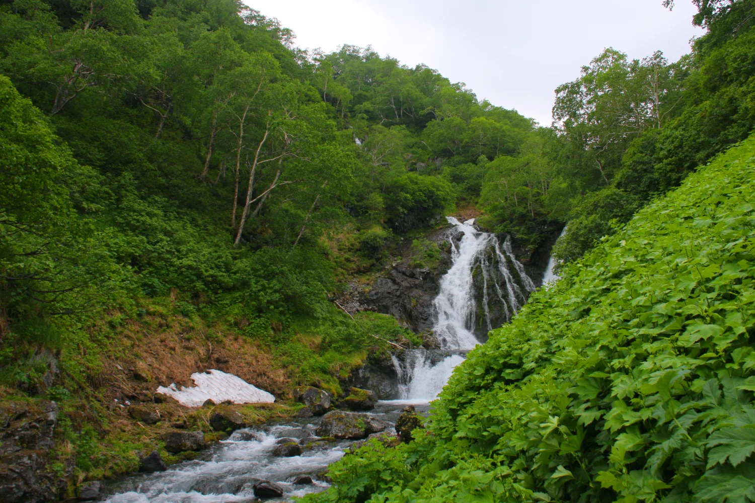 Wasserfall Kamtschatka, Russland