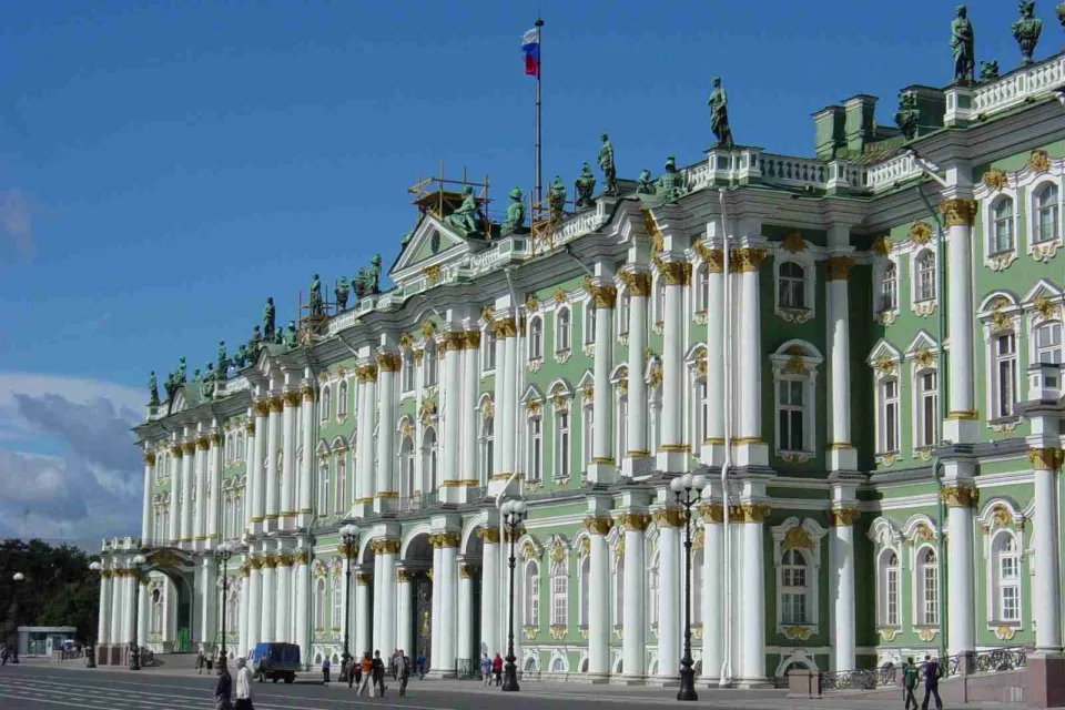 Winterlicher Palast