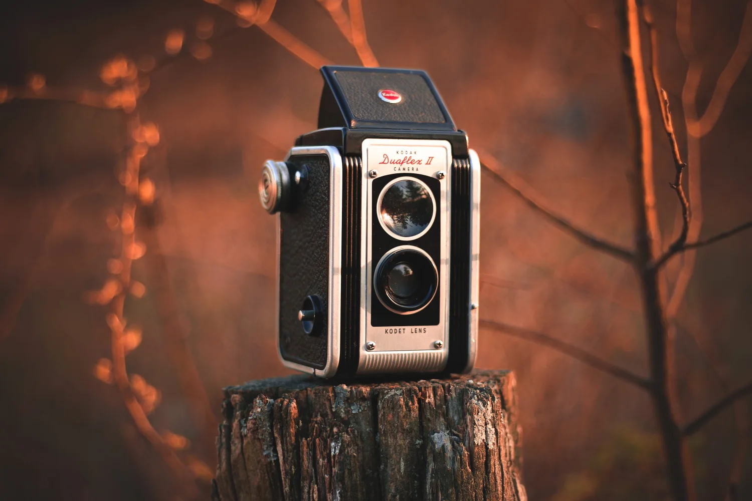 Alte Filmkamera bokeh