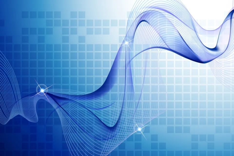 Blaue Wellen graphicdesign