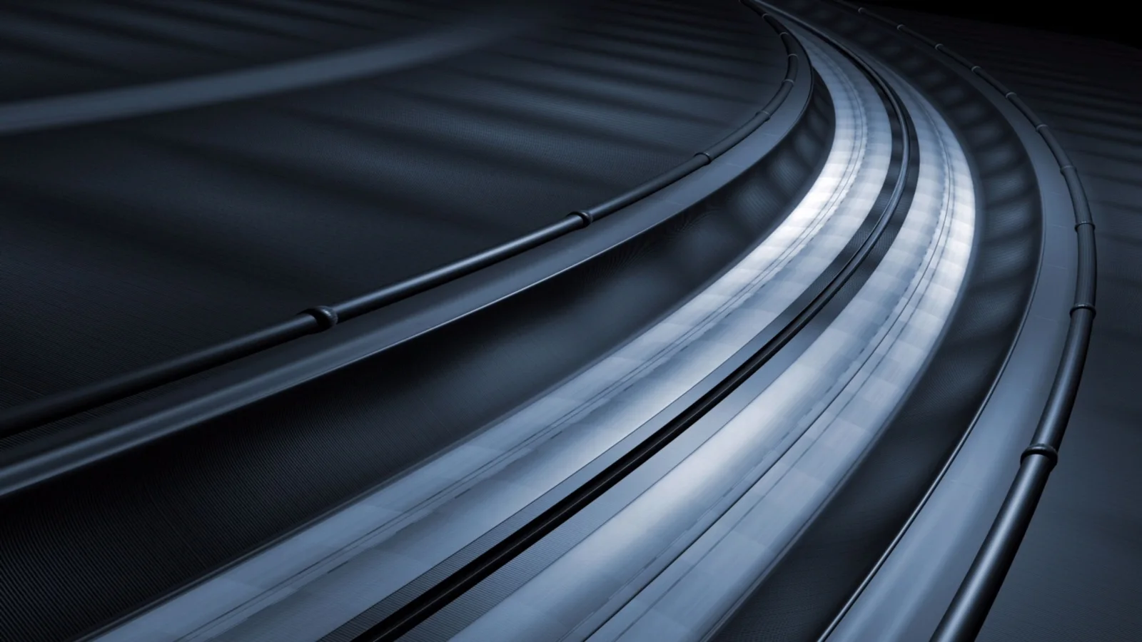 Schwarz Weiß Tunnelillustration