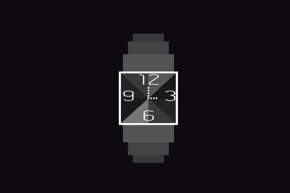 Schwarz weiße alte Uhr