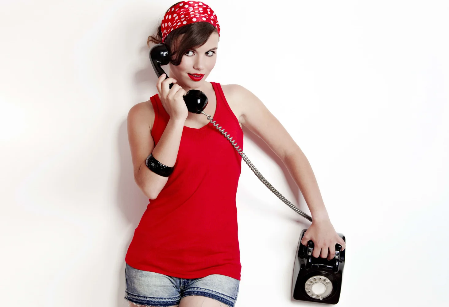 Frau im Retro Stil