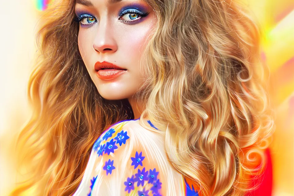 Gigi Hadid Artwork
