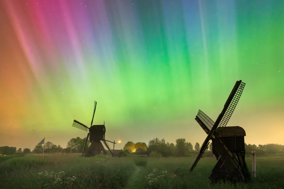 Aurora Borealis Countryside
