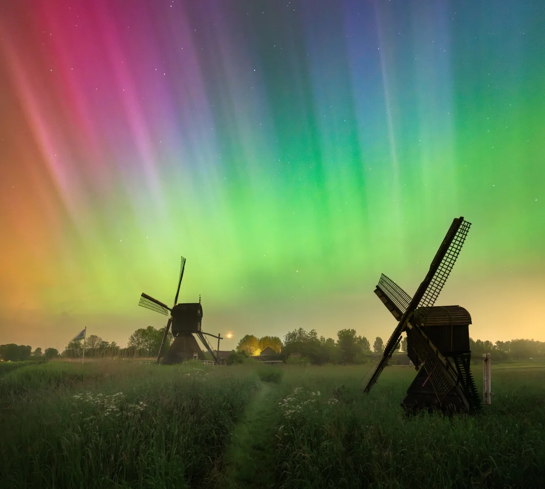 Aurora Borealis Countryside