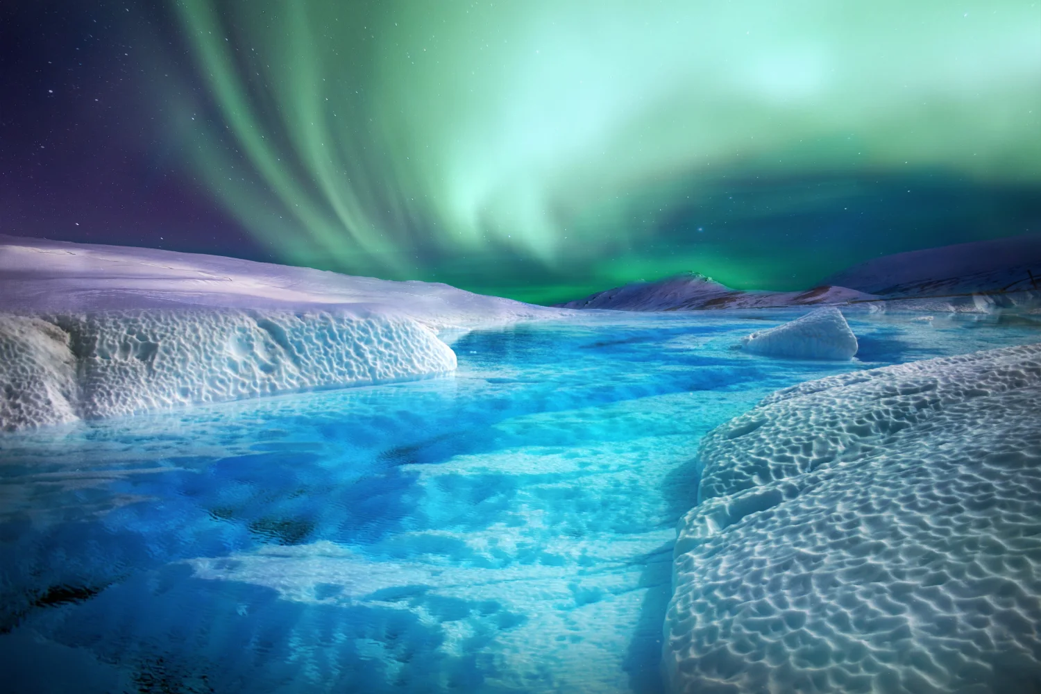 Aurora Borealis Fluss