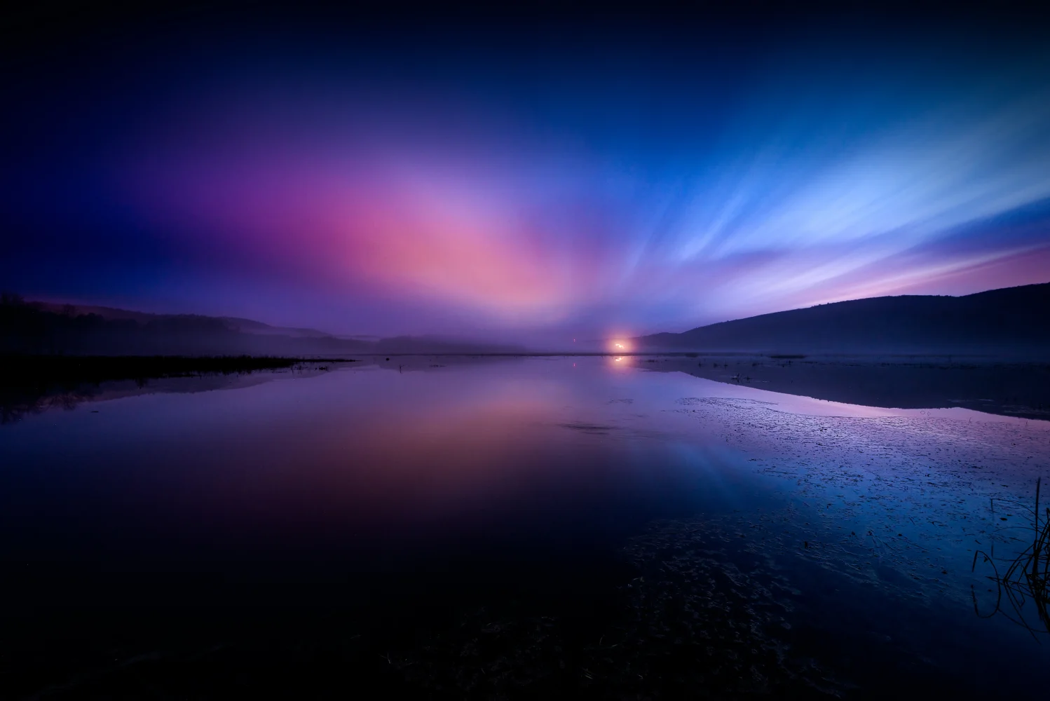 Aurora Borealis Landschaft