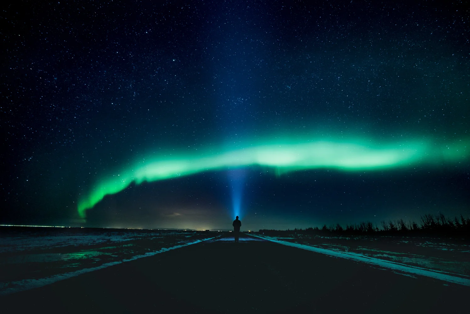 Aurora Borealis Nacht time