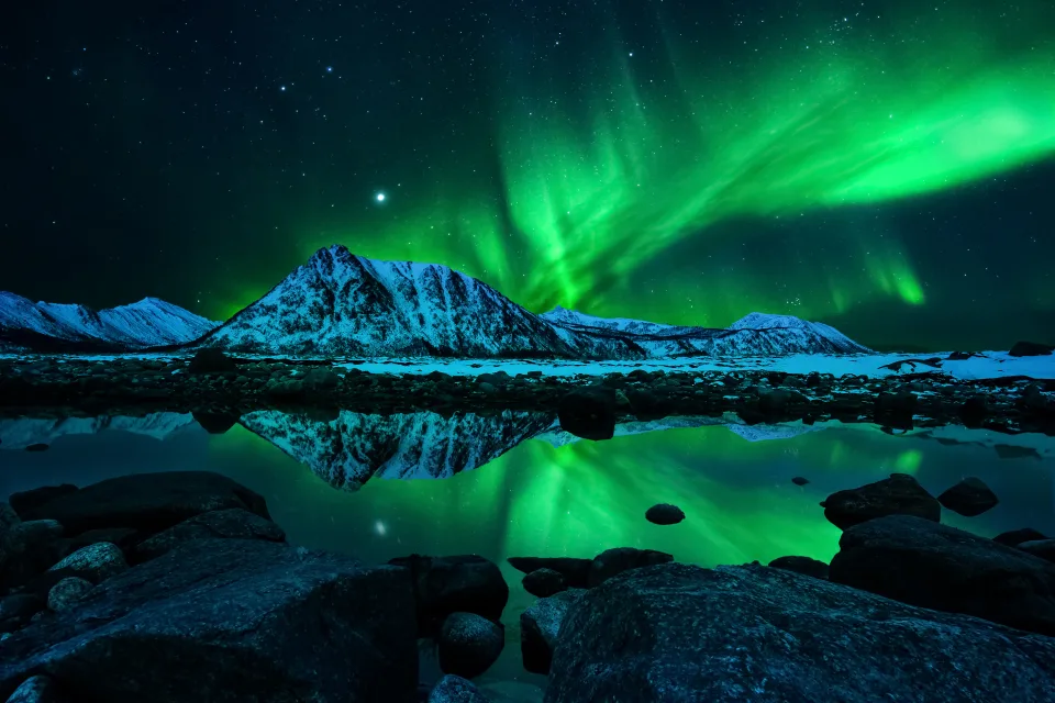 Aurora Borealis Nacht