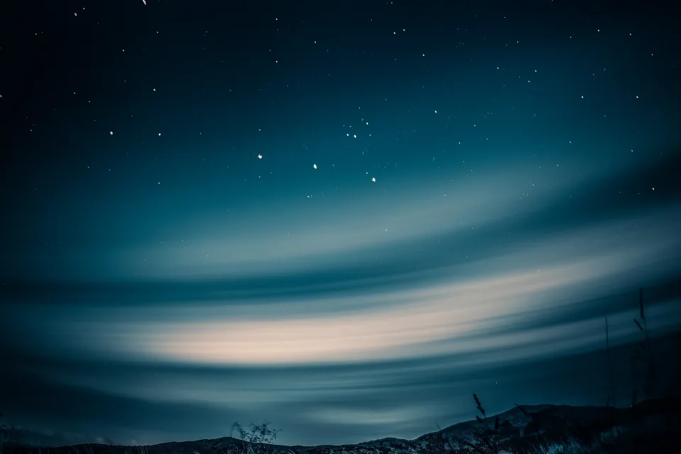 Aurora Borealis Nachthimmel