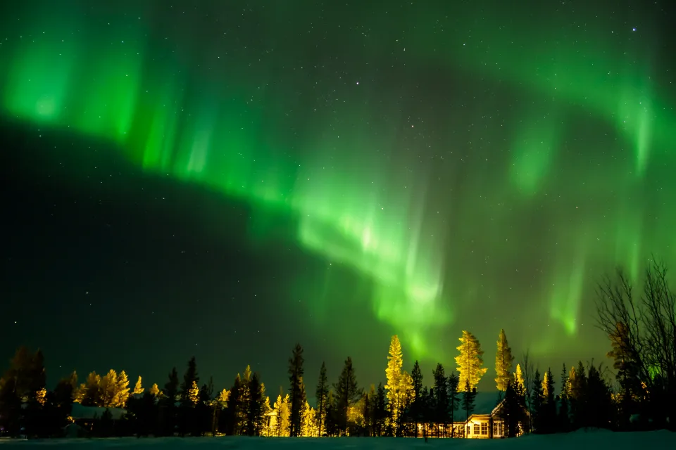 Aurora Borealis Polarlichthimmel