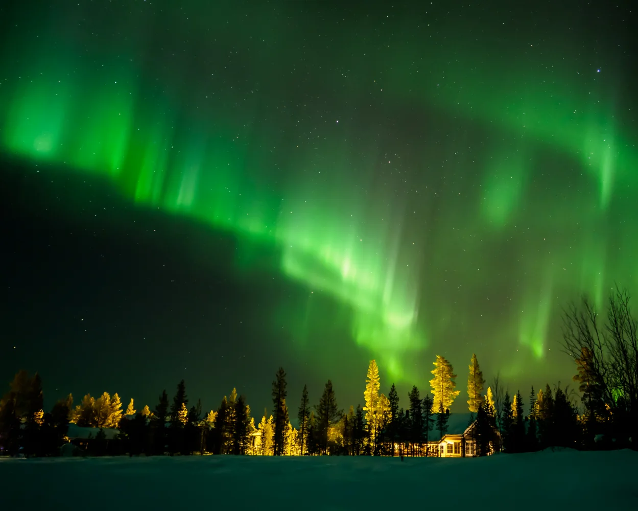 Aurora Borealis Polarlichthimmel